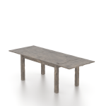Rectangular Table – Legs HF (with breadboard leaf)