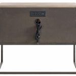 Boulder Metal Base Nightstand