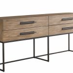 Boulder Metal Base Console