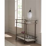 Aged Gold Bar Cart