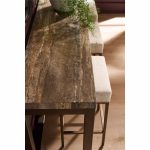 Brindle Console with Stools