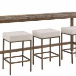 Brindle Console with Stools