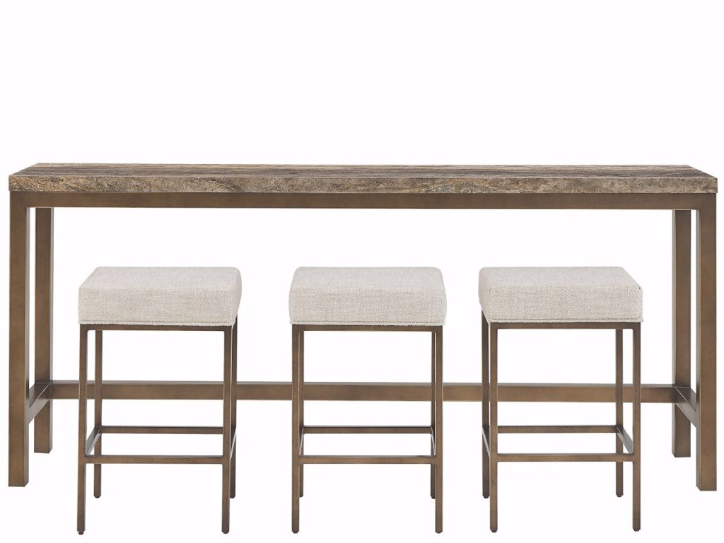Brindle Console with Stools