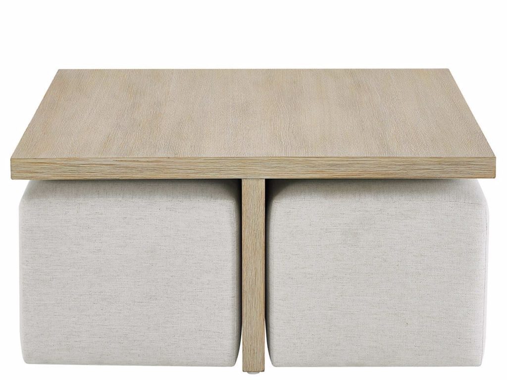 Dockside Cocktail Table with Ottomans