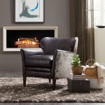Kato leather Club Chair with Salt Pepper HOH