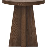Driftwood Round End Table