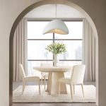 Westwood Round Dining Table with One 20-inch Leaf