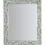 Commerce & Market Tiger Tooth Vertical Mirror