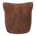 Kato leather Swivel Chair with Dark HOH