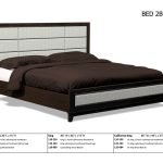American Modern 2B Queen 12 Panel Upholstered Bed