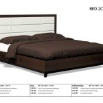 American Modern 2C Queen 12 Panel Upholstered Bed