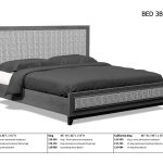 American Modern 3B Queen 1 Panel Upholstered Bed