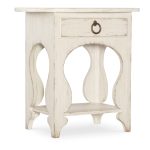 Americana One-Drawer Oval Nightstand