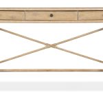 Retreat Pole Rattan Console