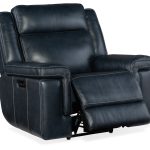 Montel Lay Flat Power Recliner with Power Headrest & Lumbar