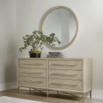 Cascade Round Mirror