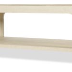 Archives Raffia Rectangle Cocktail Table