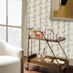 Commerce and Market Walnut Wine and Bar Cart