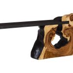 Cantilevered Console Table, Burnt Edge