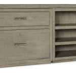 Linville Falls 72" Credenza with Lateral File and Open Desk Cabinet
