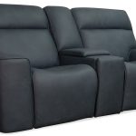 Riverton Power Gliding Console Loveseat with Power Headrest and Lumbar