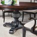 Charleston Round Pedestal Dining Table with 1-20in Leaf