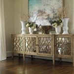 Sanctuary Four-Door Mirrored Console - Surf-Visage