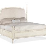 Americana King Upholstered Poster Bed