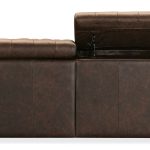 Savion Deux Sofa with Power Recliners and Power Headrests
