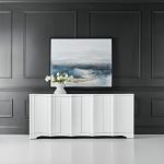 Melange Corinth Four Door Entertainment Console