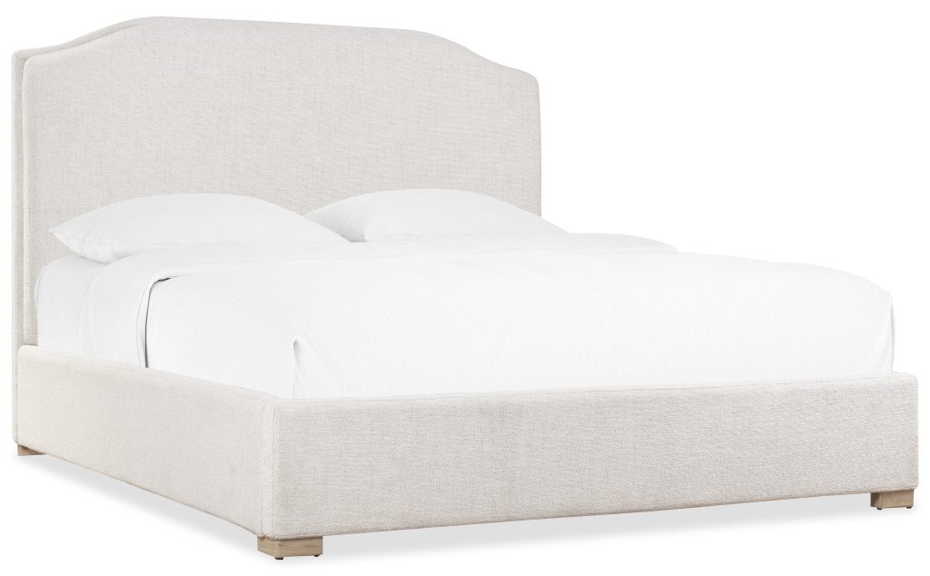 Driftwood King Upholstered Bed