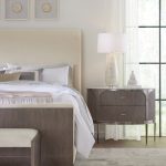 Modern Mood King Upholstered Panel Bed