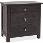 Driftwood Three-Drawer Nightstand
