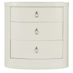 Serenity Wavecrest Oval Nightstand