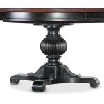 Charleston Round Pedestal Dining Table with 1-20in Leaf
