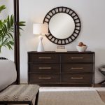 Retreat Pole Rattan Accent Mirror