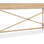 Retreat Pole Rattan Console