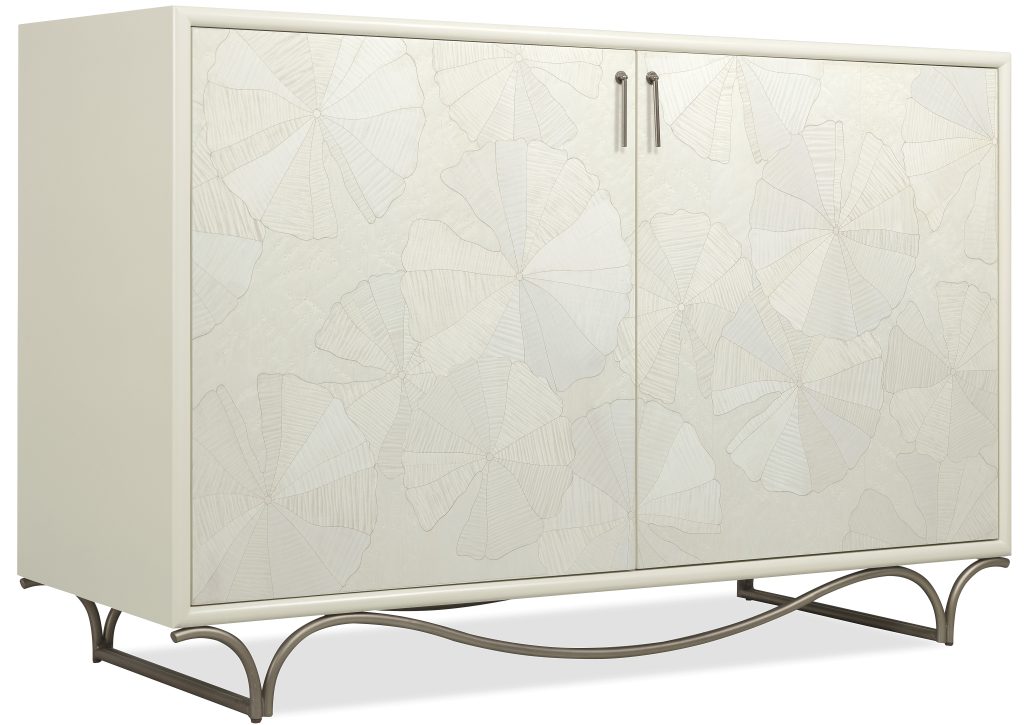 Melange White Lotus Hall Chest