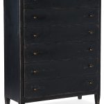 Ciao Bella Six-Drawer Chest- Black