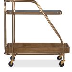 Commerce and Market Walnut Wine and Bar Cart