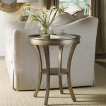 Sanctuary Round Mirrored Accent Table - Visage