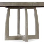 Affinity 48in Round Pedestal Dining Table with 1-18in Leaf