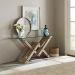 Affinity Glass Top Accent Console