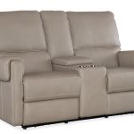Somers Console Loveseat with Power Recline & Power Headrest