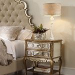 Sanctuary Mirrored Leg Nightstand - Bling