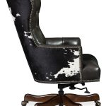 Katherine Executive Swivel Tilt Chair with Black & White HOH