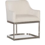 Modern Mood Upholstered Arm Chair with Metal Base