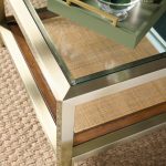 Melange Raising Cane Cocktail Table