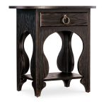 Americana One-Drawer Oval Nightstand