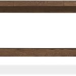 Driftwood Rectangle Dining Table with Two 20-inch Leaves